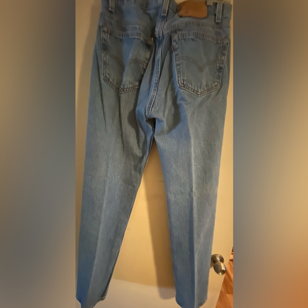 Mens Levi 501 button fly jeans